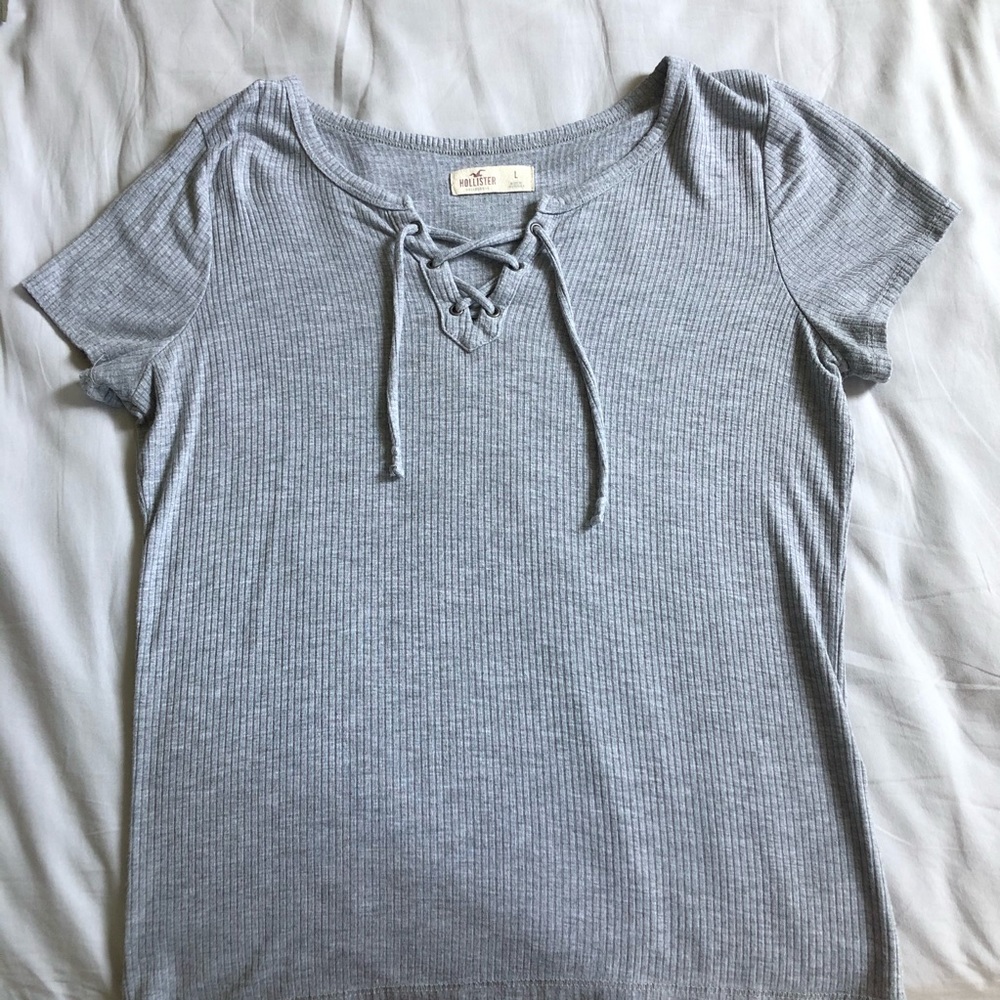 Lace up T-Shirt